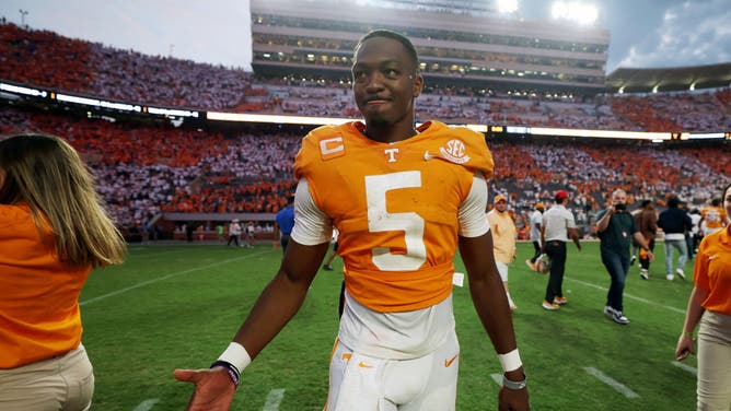 Hendon Hooker and the Tennessee Volunteers crushed UT Martin.