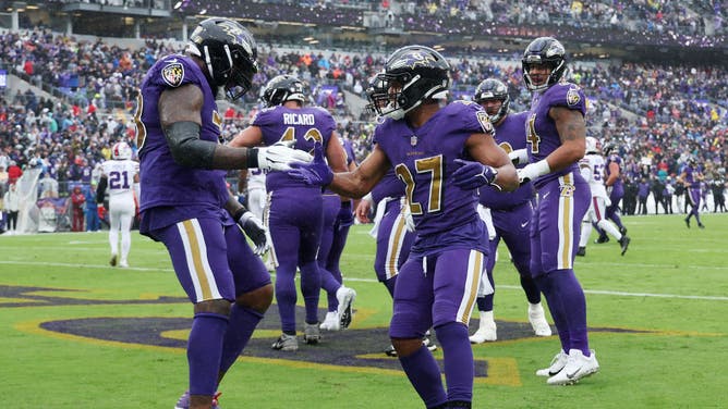 J.K. Dobbins will miss at least a month for the Baltimore Ravens.