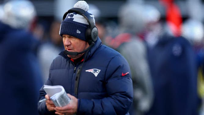 Patriots coach Bill Belichick trying to get into the playoffs.