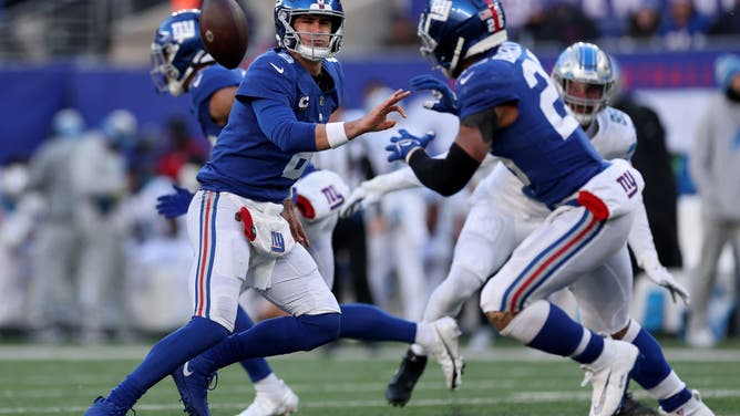 Giants running back Saquon Barkley struggles against Detroit Lions