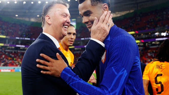 Netherlands coach wants sex with wife after big win in World Cup.