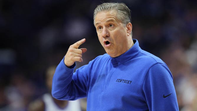 John Calipari head coach of the Kentucky Wildcats
