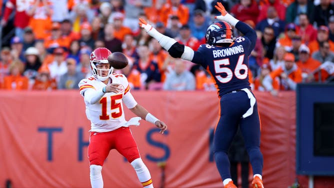 I just can't put Patrick Mahomes and his sidearm, behind-the-back,-left-handed, no-look passes at the bottom, no matter who his NFL Sunday opponent is.