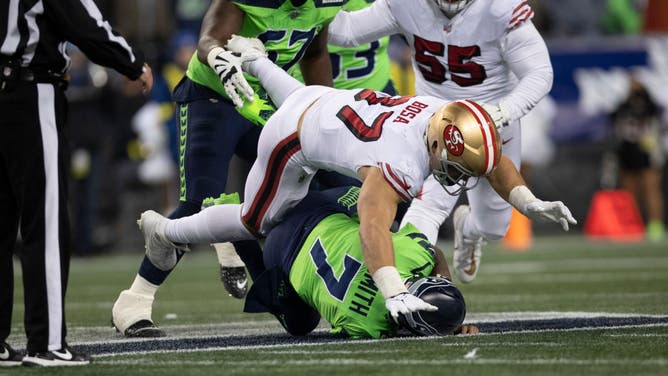 Nick Bosa and the 49ers have already beaten Geno Smith and the Seahawks twice this season. Can they make it three in the NFC Wild Card?