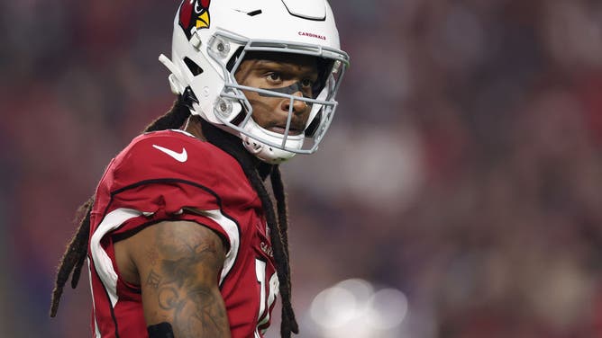 Wide receiver DeAndre Hopkins of the Arizona Cardinals during the NFL game at State Farm Stadium.