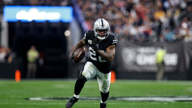 Running back Josh Jacobs, a former first-round pick, led the NFL in rushing yards last season.
