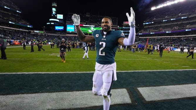 Darius Slay of the Philadelphia Eagles has been a key acquisition in the team's Super Bowl run.