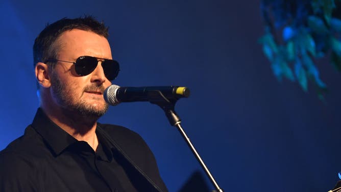 Eric Church breaks shoulder.