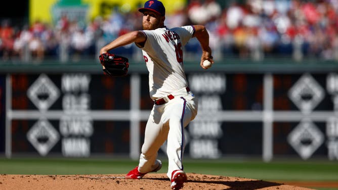 Phillies righty Zack Wheeler delivers a pitch vs. the Miami Marlins at Citizens Bank Park in Philadelphia.