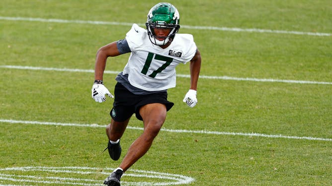 Wide receiver Garrett Wilson is one of the few holdovers from last year's late-season New York Jets offense.