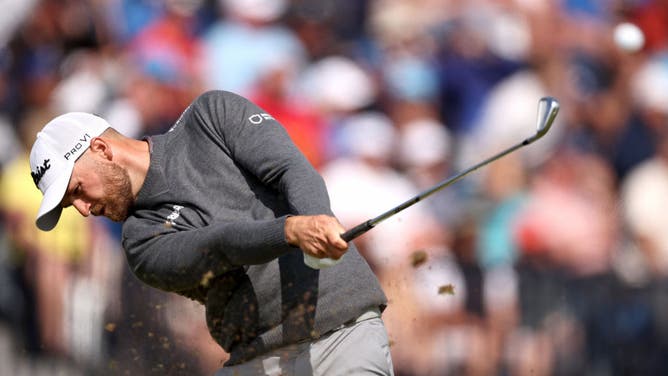 Wyndham Clark hit one terrible shot during the 1st round of the Open Championship, and he joked he should play for the Colorado Avalanche.