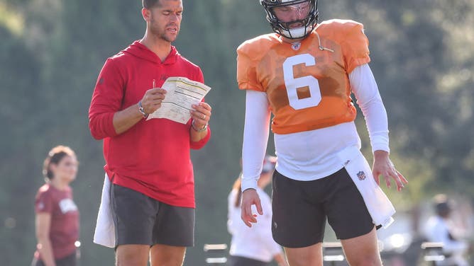 Baker Mayfield and Kyle Trask competing for Buccaneers starting quarterback job