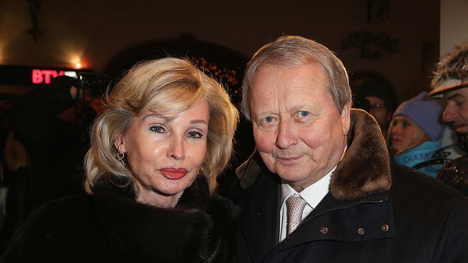 Claudia Huebner and Wolfgang Porsche.