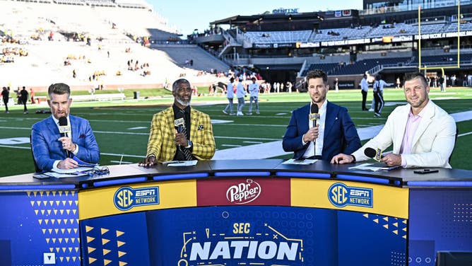 The ESPN, SEC Network television crew.