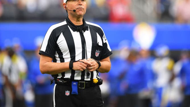 NFL referee Brad Allen announced a penalty during Monday Night Football between the Green Bay Packers and Las Vegas Raiders before quietly overturning the call.