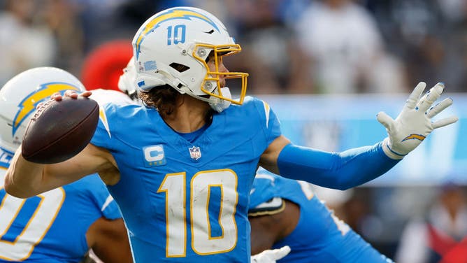 Chargers quarterback Justin Herbert is done for the remainder of the season which means coach Brandon Staley will have to try saving his job without the QB