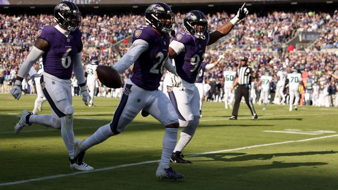 The Ravens defense dominated the Seahawks.