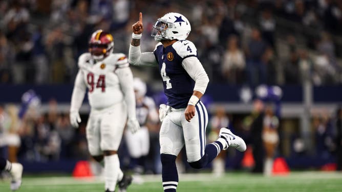Cowboys quarterback Dak Prescott had a day against the Commanders