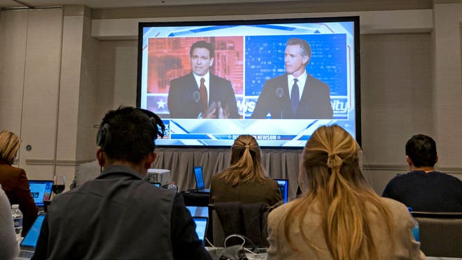 US-POLITICS-DEBATE-DESANTIS-NEWSOM