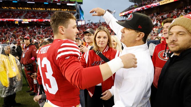 San Francisco 49ers coach Kyle Shanahan told QB Brock Purdy that he would start for the team this season unless Tom Brady wanted to play.