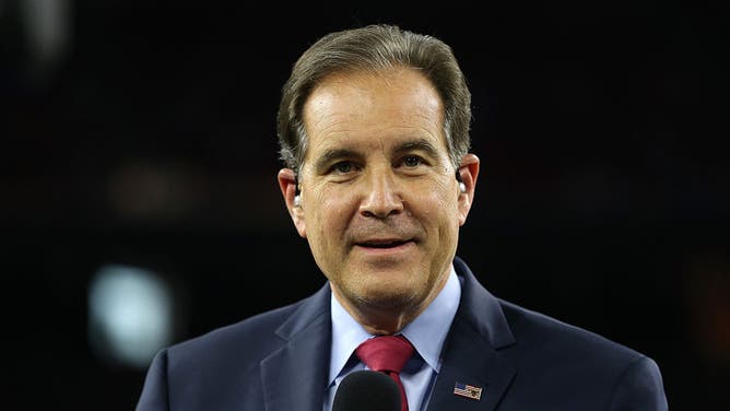 Jim Nantz can't catch a break.