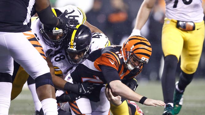 Andy Dalton has been historically bad against the Pittsburgh Steelers.