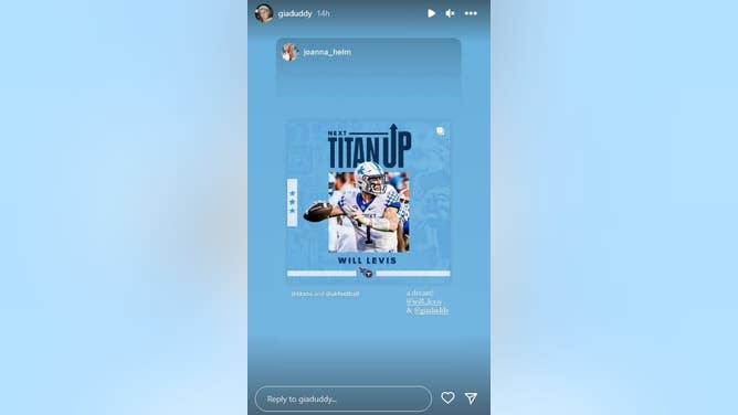 Titans Rookie Will Levis Girlfriend Gia Duddy