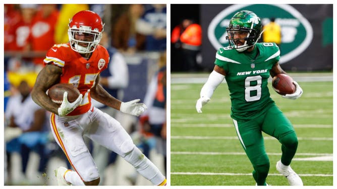 The New York Jets signed Mecole Hardman and then immediately traded Elijah Moore to the Cleveland Browns