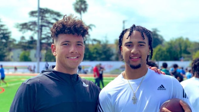 Georgia commit Dylan Raiola and former Ohio State QB Cj Stroud