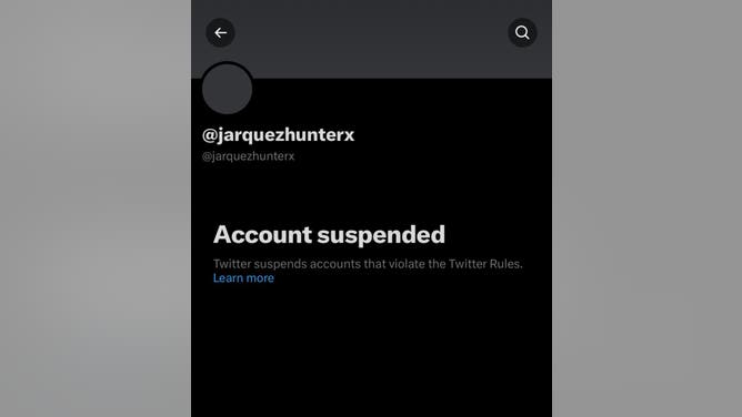 Twitter account of person tweeting videos of allegedly Auburn's Jarquez Hunter