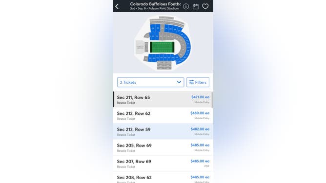 Colorado Football Ticket Prices For The Home Opener Against Nebraska, Thanks To Deion Sanders