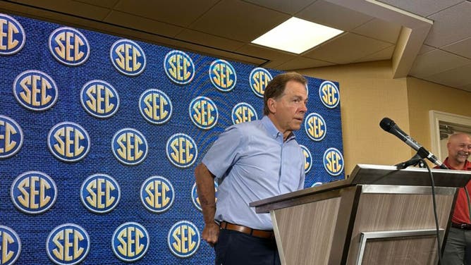 Alabama head football coach Nick Saban