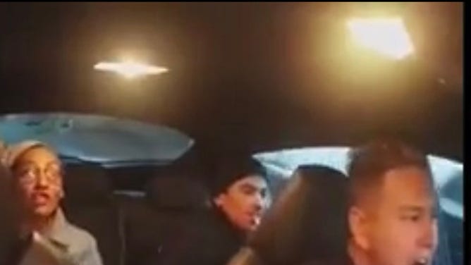 Uber driver saves the day from two robbers.