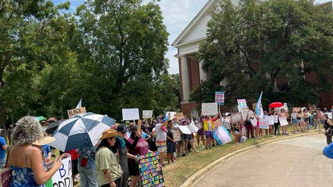 Protesters in Texas