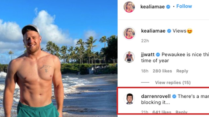 JJ Watt vacation