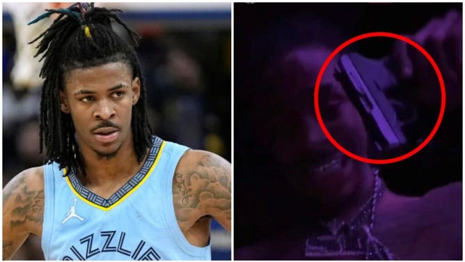 Patrick Beverley blames rap music and parenting for Grizzlies guard Ja Morant's behavior. (Credit: Getty Images and Twitter)