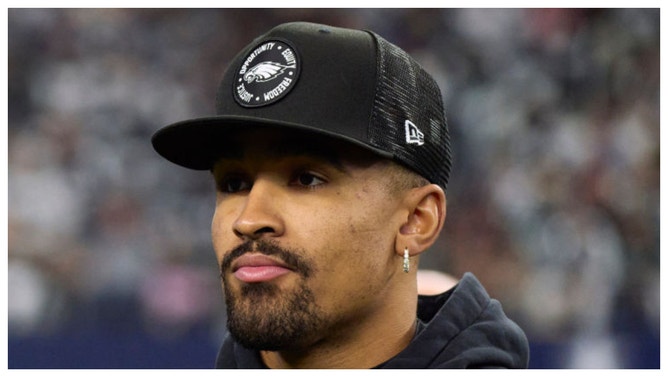 Eagles quarterback Jalen Hurts could play against the Saints. (Credit: Getty Images)