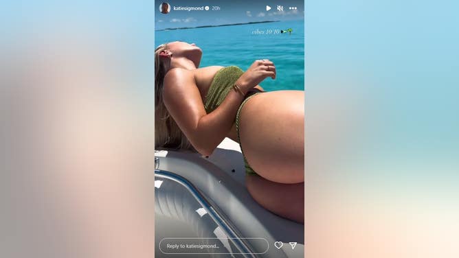 Influencer Katie Sigmond bikini Bahamas