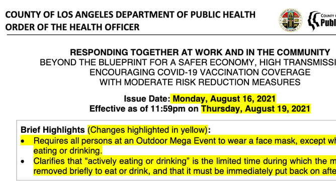 LA County mask ordinance