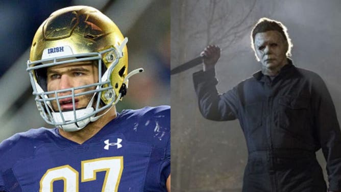 Michael Mayer Notre Dame tight end Michael Myers Halloween