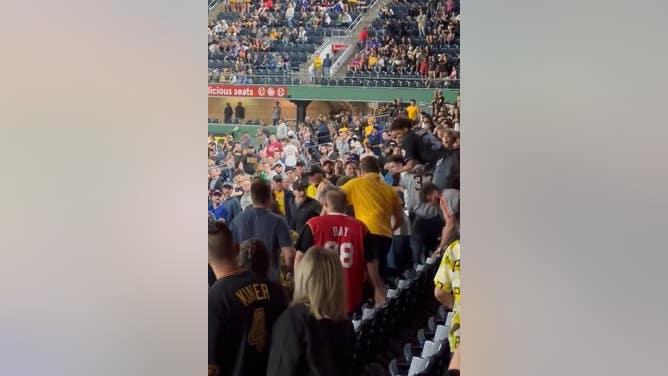 Mets and Pirates Fans Fight