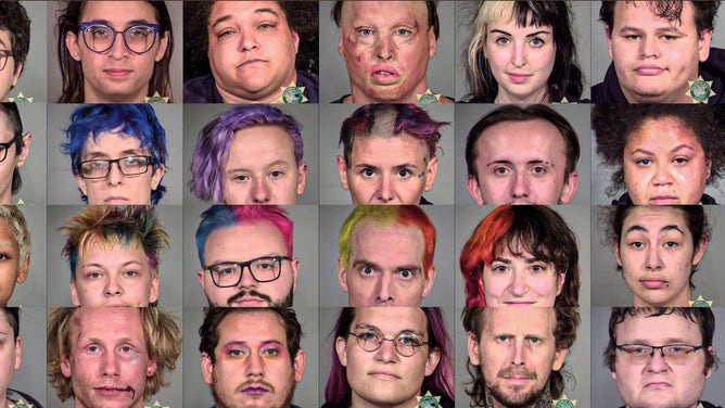 Mugshots of Antifa rioters arrested in Portland released by cops as unrest continues to rock the city