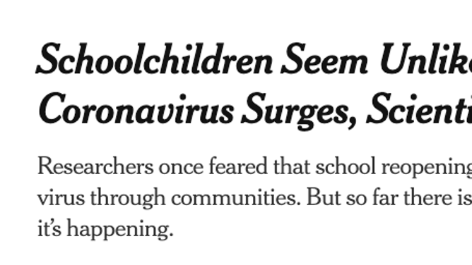 NY Times from November 11 2020