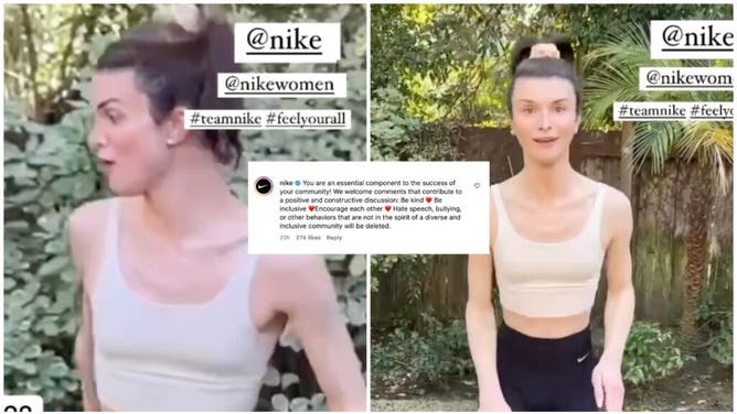Nike responds to Dylan Mulvaney outrage on Instagram. (Credit: Instagram)