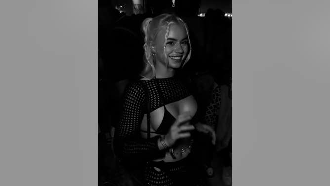 Paige Spiranac of ER Nurses Kim Schiele at Music Festival