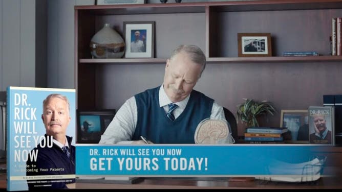 Dr. Rick keeps less copies of his fictional book on his shelf than Jemele does real copies of her own book