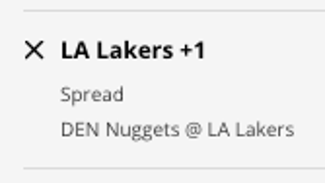 The Los Angeles Lakers' odds vs. the Denver Nuggets from DraftKings Sportsbook as of Friday, December 16th at 9:10 a.m. ET.