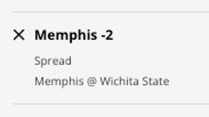 The Memphis Tigers' odds at the Wichita State Shockers from DraftKings Sportsbook as of Thursday, Feb. 23rd at 12:45 p.m. ET.