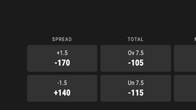 Betting odds for the Marlins at Phillies Game 1 of the NL Wild Card Series from PointsBet.