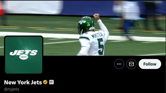 New York Jets dedicate their X (formerly Twitter) bio and header to punter Thomas Morstead.